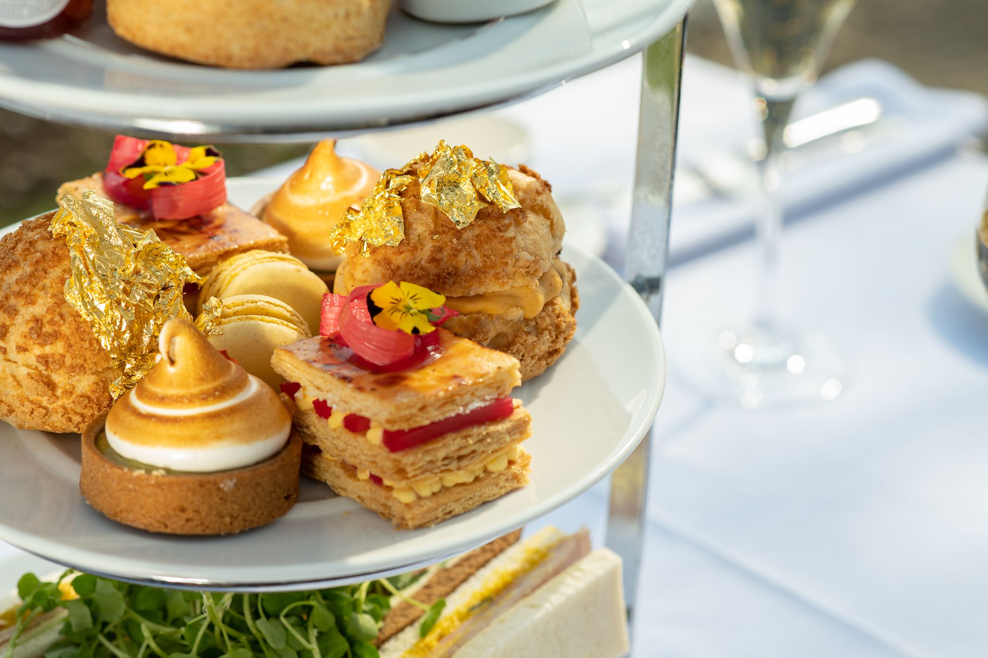 Afternoon tea close up