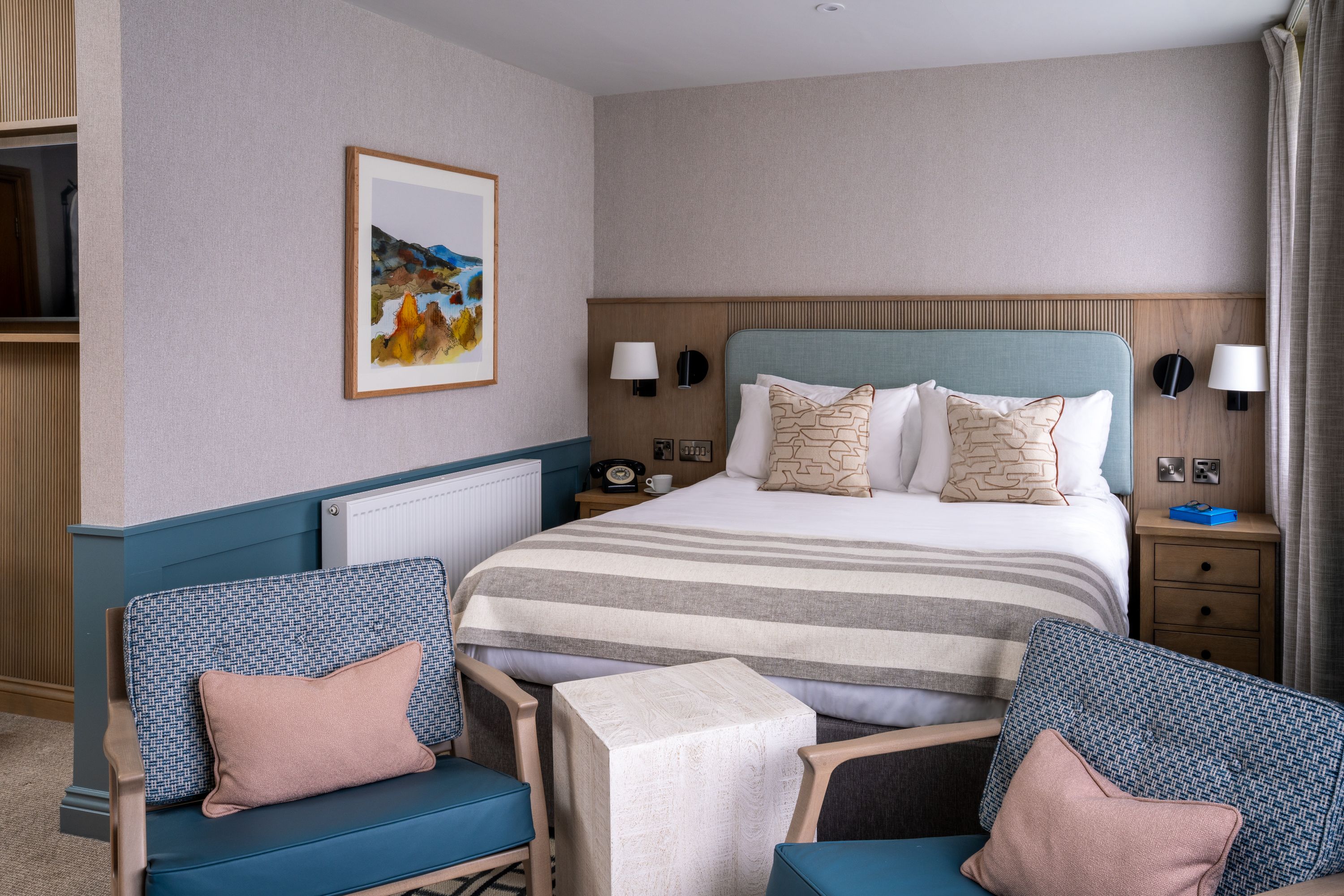 Suite bed area