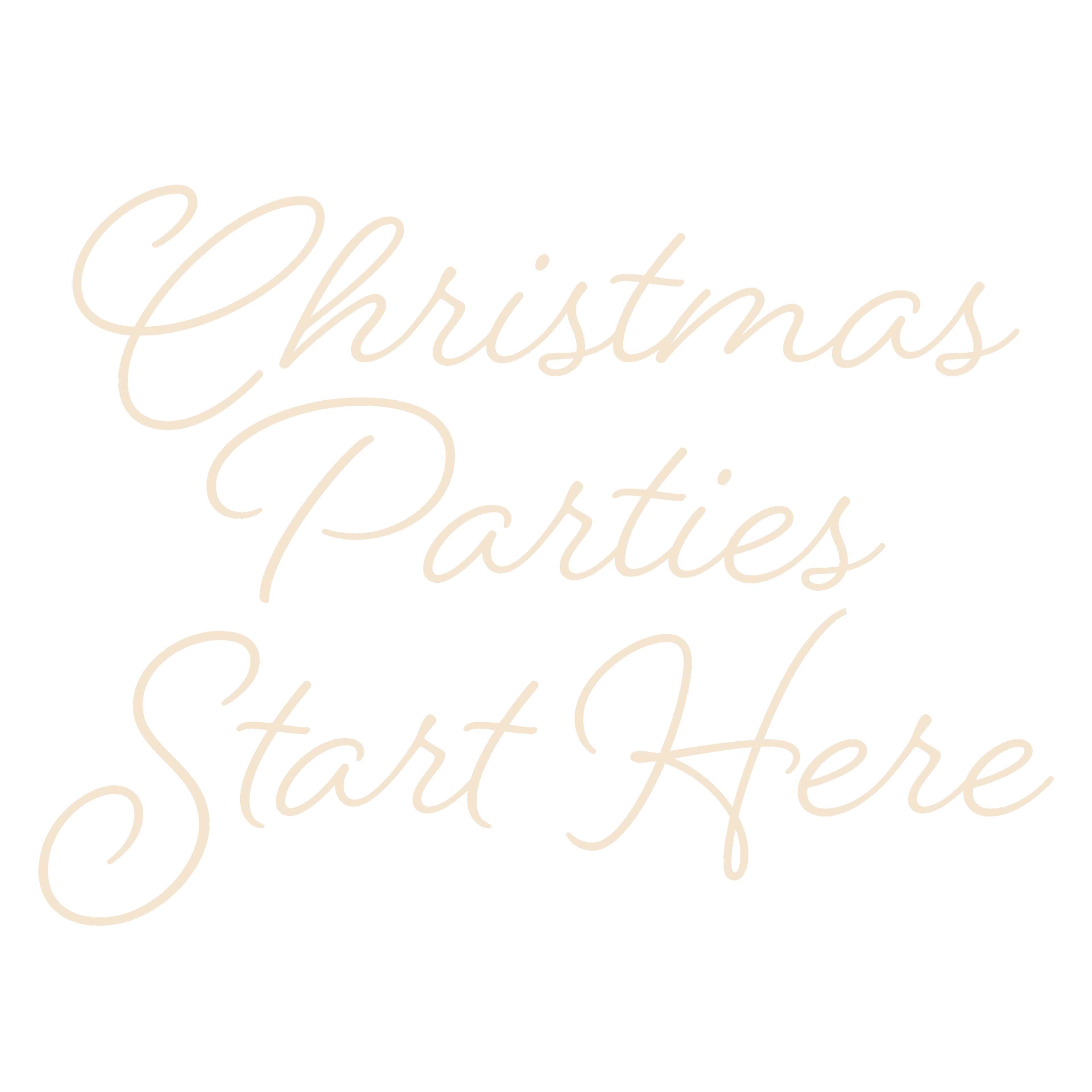 Christmas parties start here